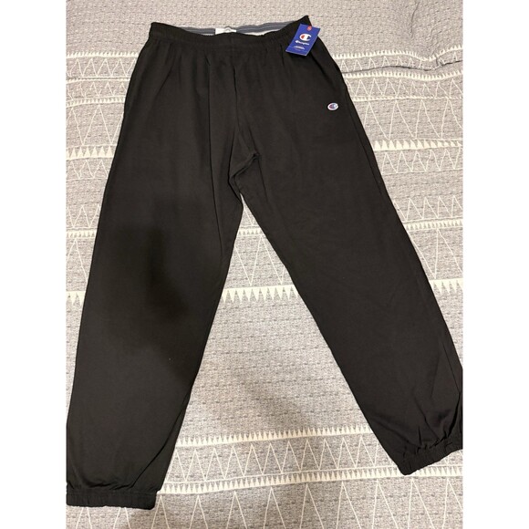 Champion Other - Champion Authentic Athleticwear Mens Black XL Cotton Sweatpants Drawstring p7310